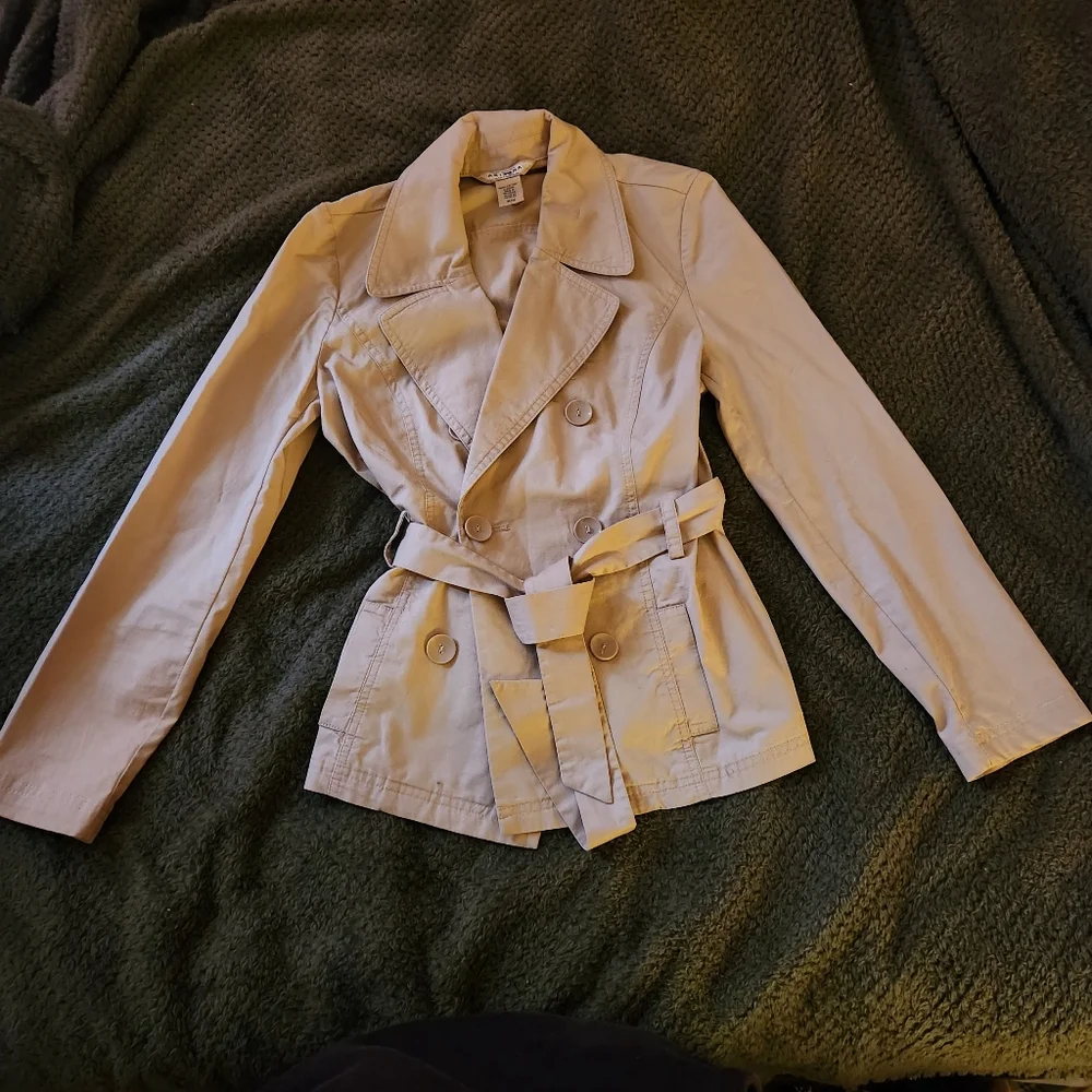 Arizona Women's Classic Beige Utility Jacket  Size M. - Picture 1 of 14